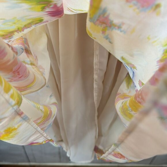 Zara V Neck Halter Floral Print Sleeveless Bloggers Favorite Long Maxi Dress - Picture 8 of 12